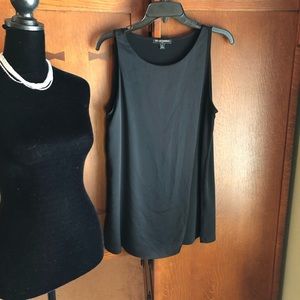 Banana Republic Black Sleeveless Overlay Tunic
